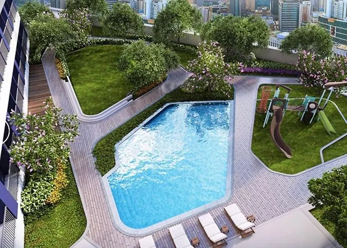 Апартаменты Cosmo Nest Air Skyline One Br Makati 2270 Gym Swim Park 300 Mbps